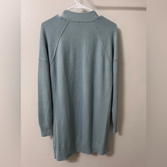 Sweaty Betty Embrace Cashmere Blend Longline Cardigan Blue Size US 2 - Picture 3 of 6